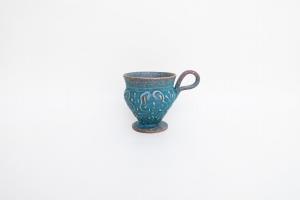 足付マグ 青 イッチン B