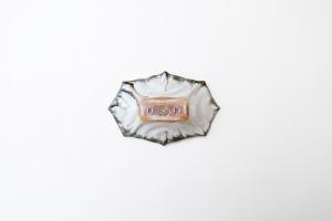 ハート鉢 長方 白 M