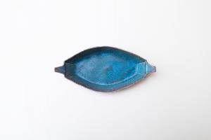 船形皿 M 青