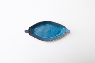 船形皿 M 青