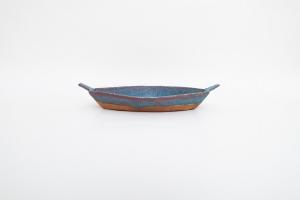 船形皿 M 青