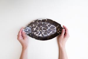 船形皿 L ツートン