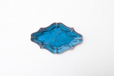 4トンガリ長菱 M 青