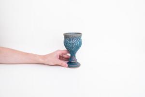 ゴブレット 青 イッチン B