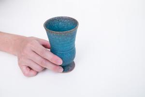 ティーカップ 青 A