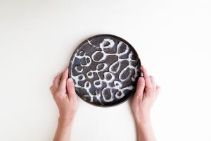 浅ボウル 切立 7寸 ツートン