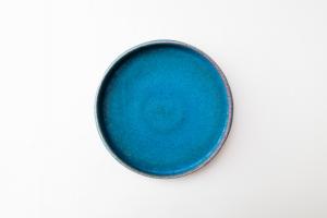 浅ボウル 切立 7寸 青