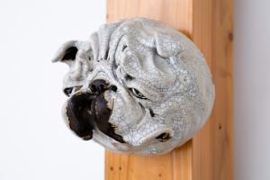 壁掛け お面 パグ