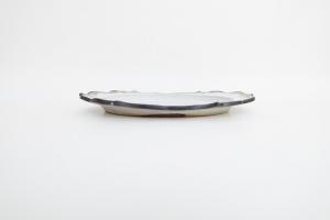 6トンガリオーバル皿 L イッチン 白