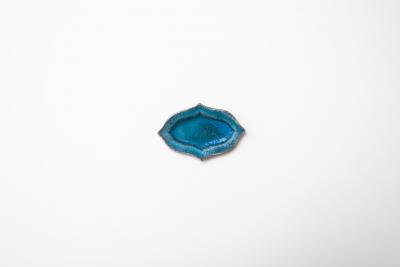 4トンガリ スプーンレスト 大 青