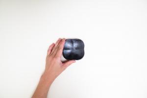 まるスクエアプレート S 黒