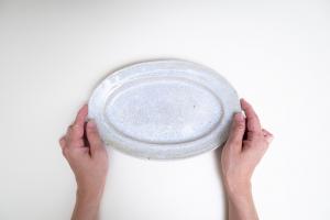 オーバル L 白 A