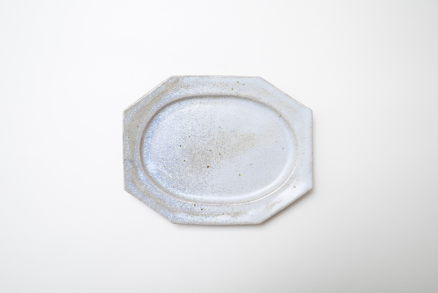 8角オーバル M 白