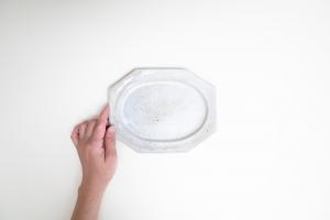 8角オーバル M 白