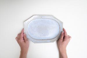 8角オーバル L 白 A