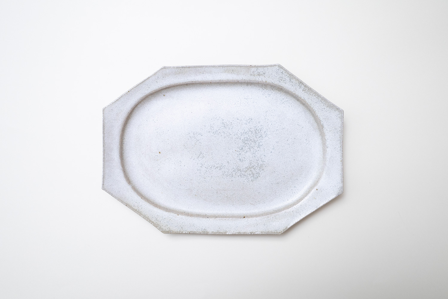 8角オーバル L 白 B