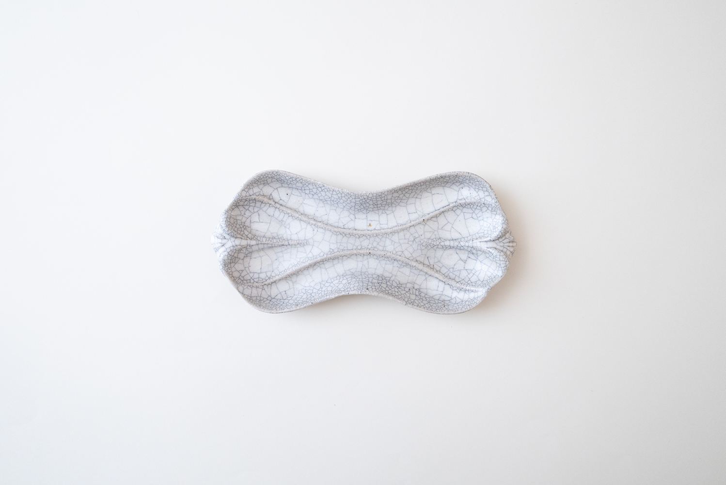 ピーナッツ皿 墨白