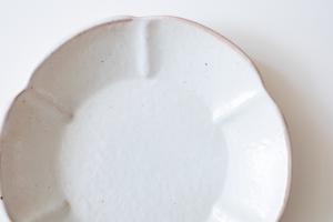 鉄散輪花浅鉢 小