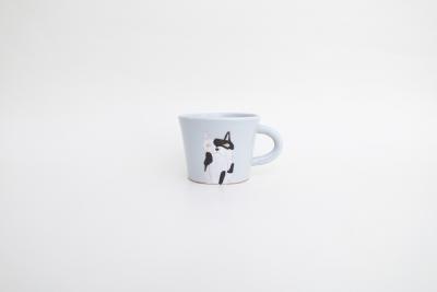 半磁マグカップ ネコ C