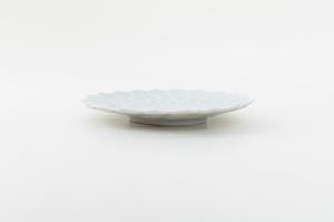 灰青釉 ダリア 五寸皿