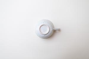 灰青釉 花七宝 コーヒーカップ