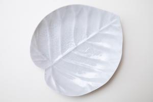 灰青釉 ウンベラータ 六寸皿