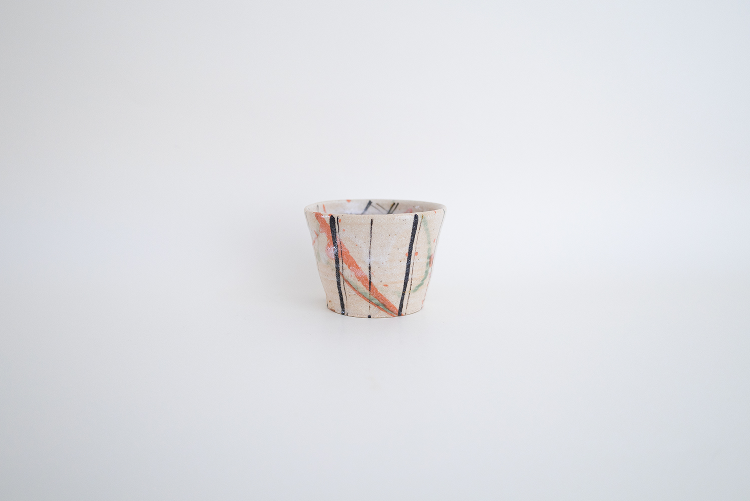 弥七田織部 蕎麦猪口 A