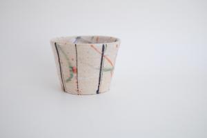 弥七田織部 蕎麦猪口 A