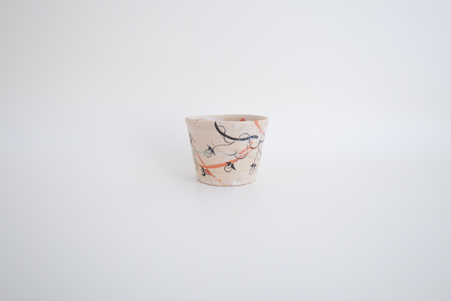 弥七田織部 蕎麦猪口 G