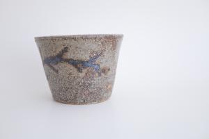 蕎麦猪口　鉄唐草 (大)