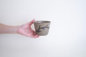 蕎麦猪口　鉄唐草 (大)