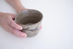 蕎麦猪口　鉄唐草 (大)