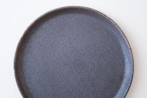 黒南蛮ケーキ皿Φ220