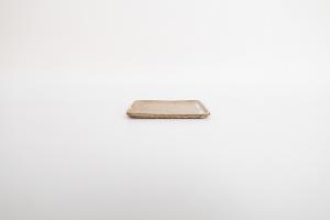 ベージュ 四角小皿