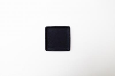 黒sabi 四角小皿