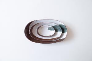 バナナの葉ボート皿 S