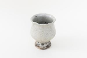 青灰 輪花サワーカップ