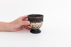 黒スクラッチ ゴブレット