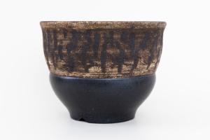 黒スクラッチ 植木鉢 4号