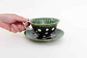 織部 コーヒーカップ&ソーサー C