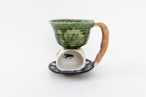 織部 珈琲碗 E