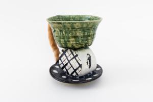 織部 珈琲碗 E