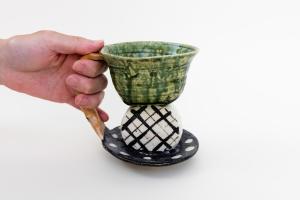 織部 珈琲碗 E