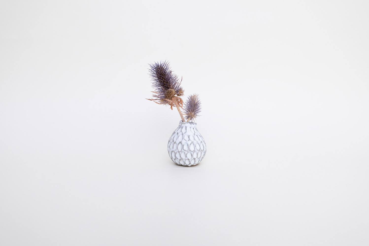 ミニ花入れ しのぎ うろこ