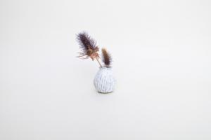 ミニ花入れ しのぎ 縦縞