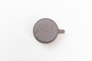 マグカップ　雲母　グレー