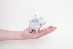 ハリヤマ 小 グレー