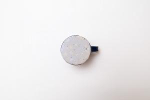 青色マグカップ 小 トリ