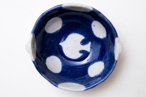 青色 耳付き CORONボウル 小 トリ