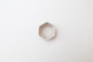 コルク 六角豆鉢 白